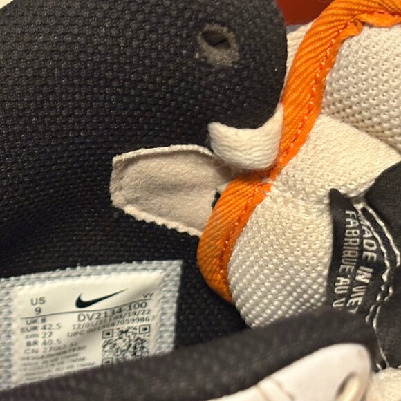 NIKE AIR FORCE 1 MID "I GOT NEXT" White Orange Black SZ 9 DV2134-100 Swoosh '22 - Picture 6 of 6